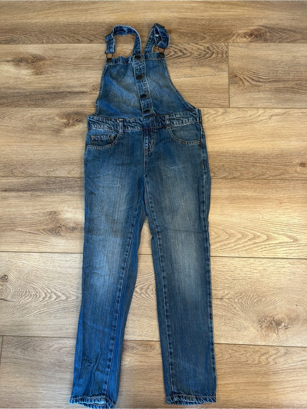 Cat & Jack Blue Denim Overalls Jeans  - Classic Bib Jumpsuit